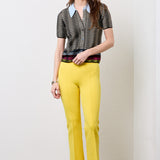 Wave Knit Short Sleeve Polo Shirt