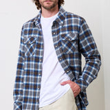 Lightning Storm Tartan Cashmere Shirt