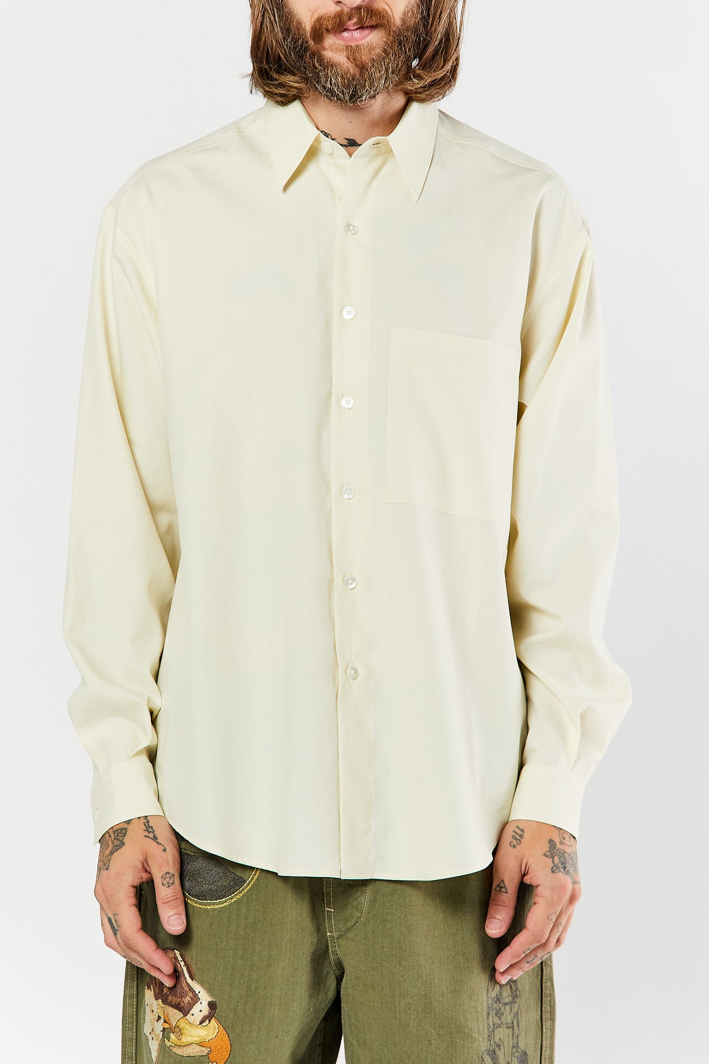 Light Yellow Finx Big Shirt