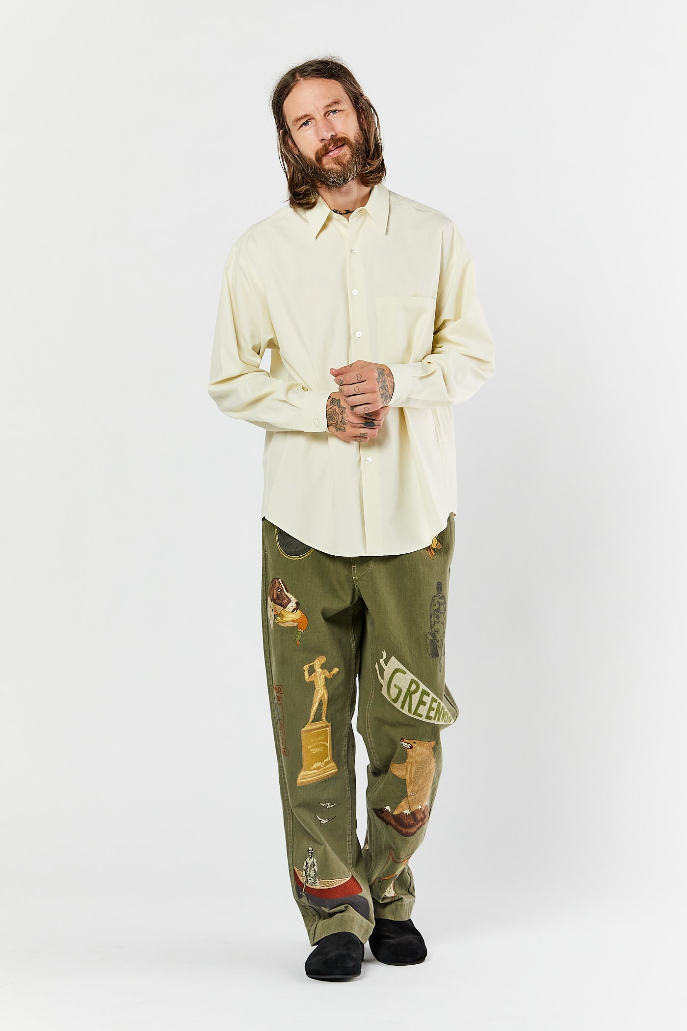 Light Yellow Finx Big Shirt