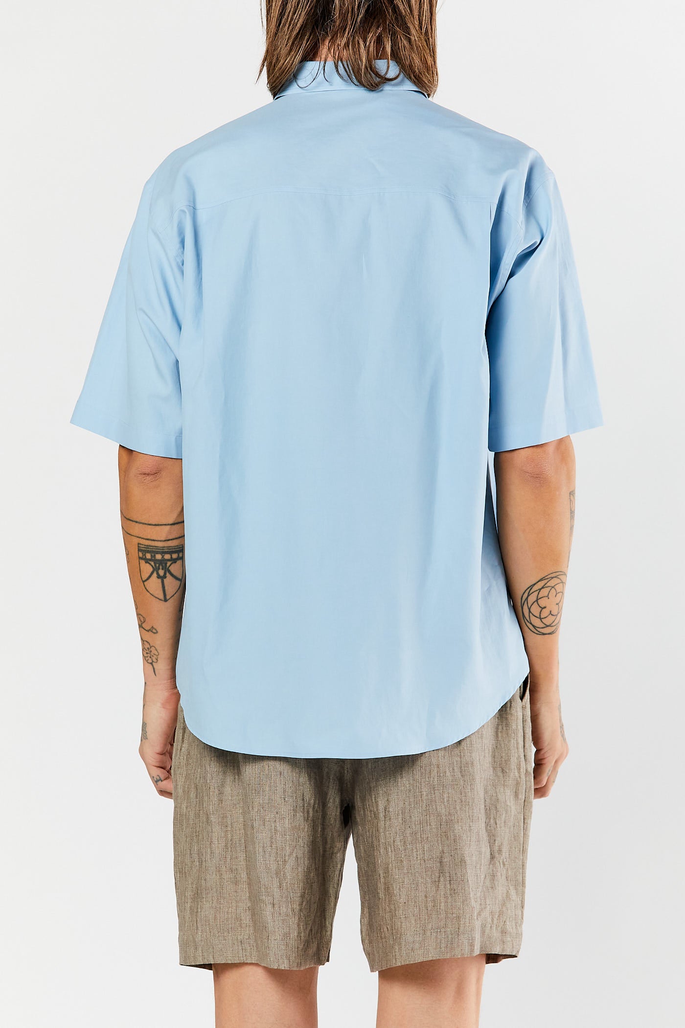 Sax Blue Short Sleeve Shirt