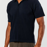 Slim Pleated Polo