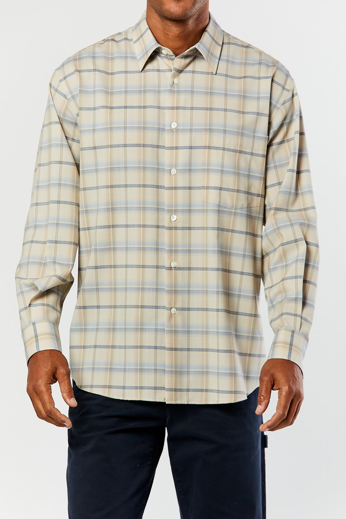 Wool Check Shirt