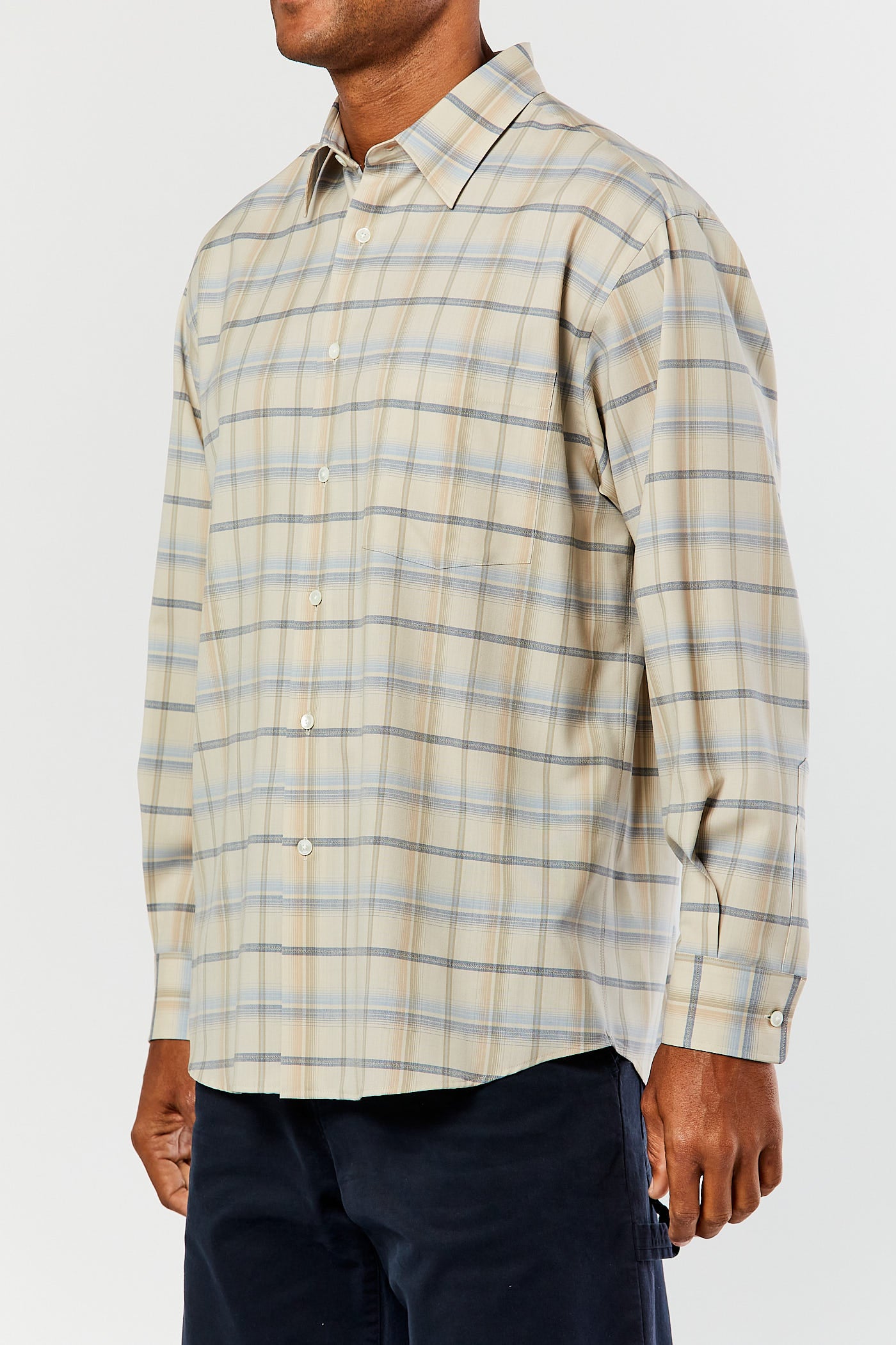 Wool Check Shirt