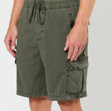 Poplin Cargo Short in Overcast