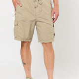 Poplin Cargo Short in Granite