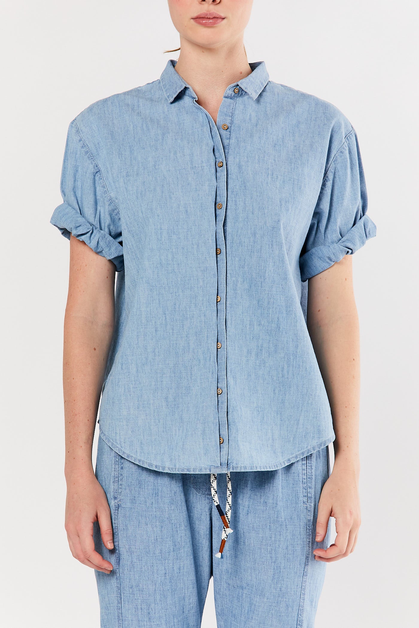 Dusty Blue Channing Shirt