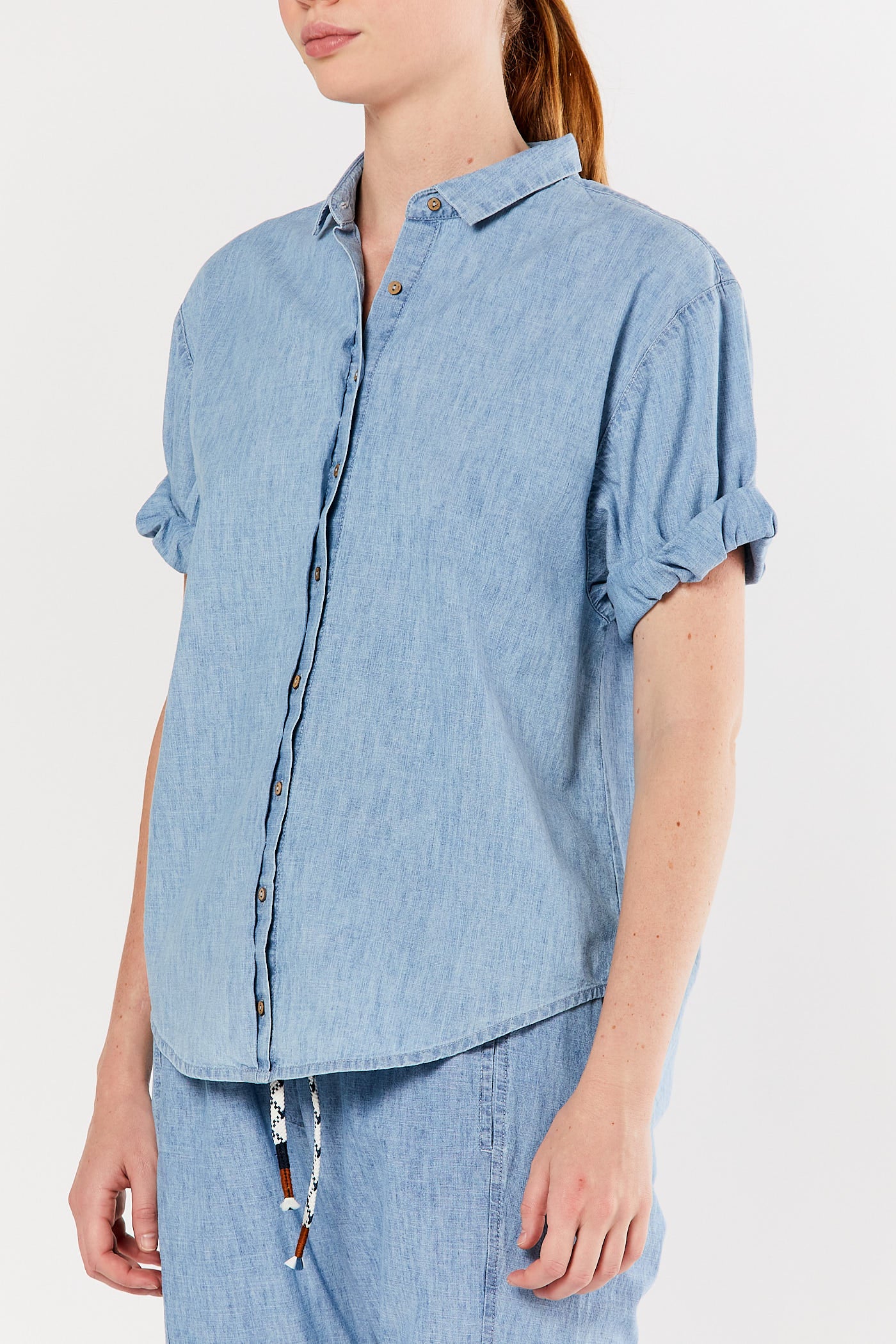 Dusty Blue Channing Shirt