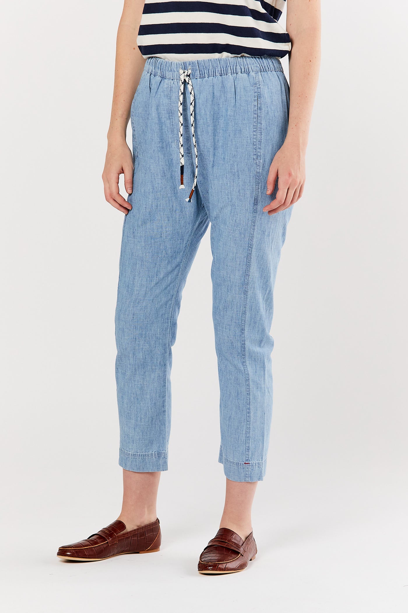 Dusty Blue Draper Pant