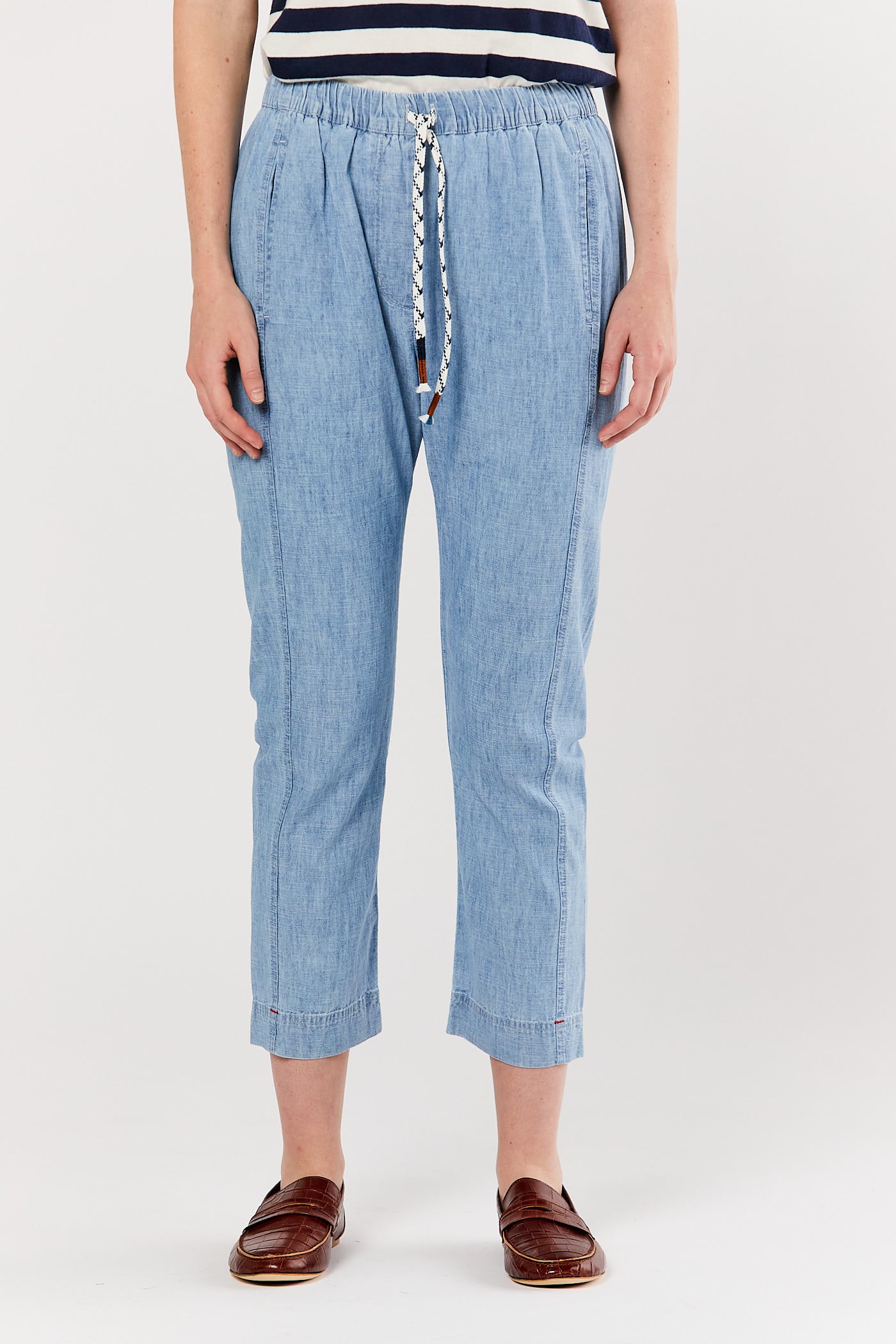 Dusty Blue Draper Pant