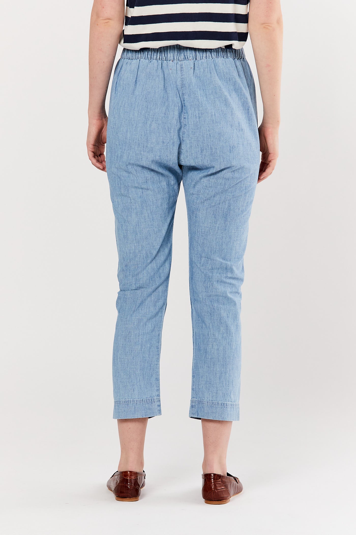 Dusty Blue Draper Pant