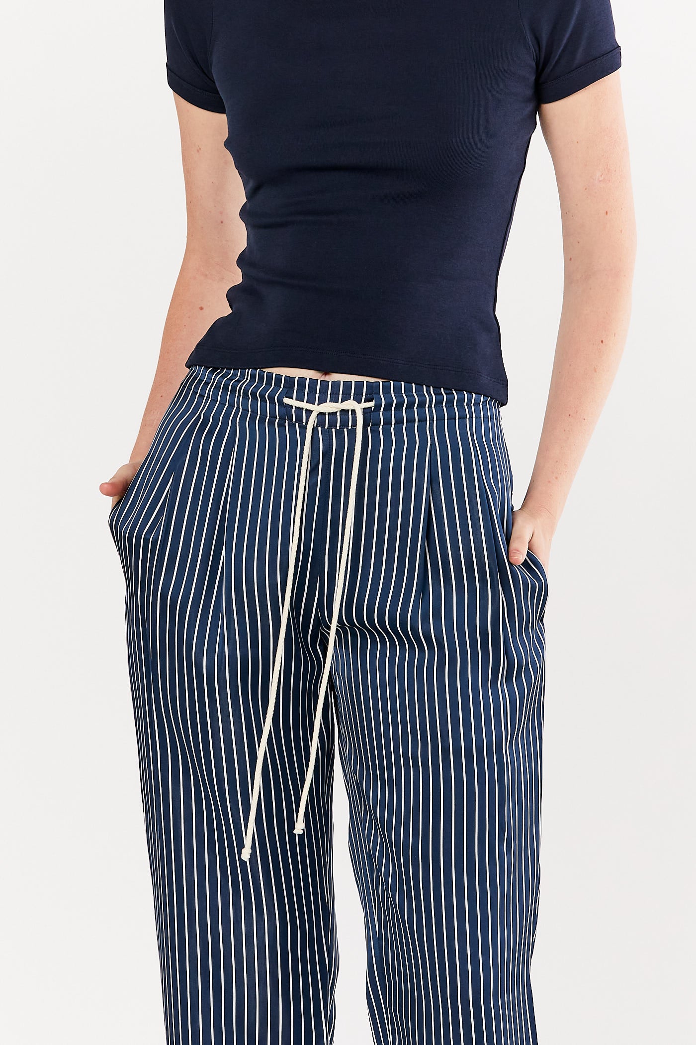 Midnight Elastic Drawstring Pant