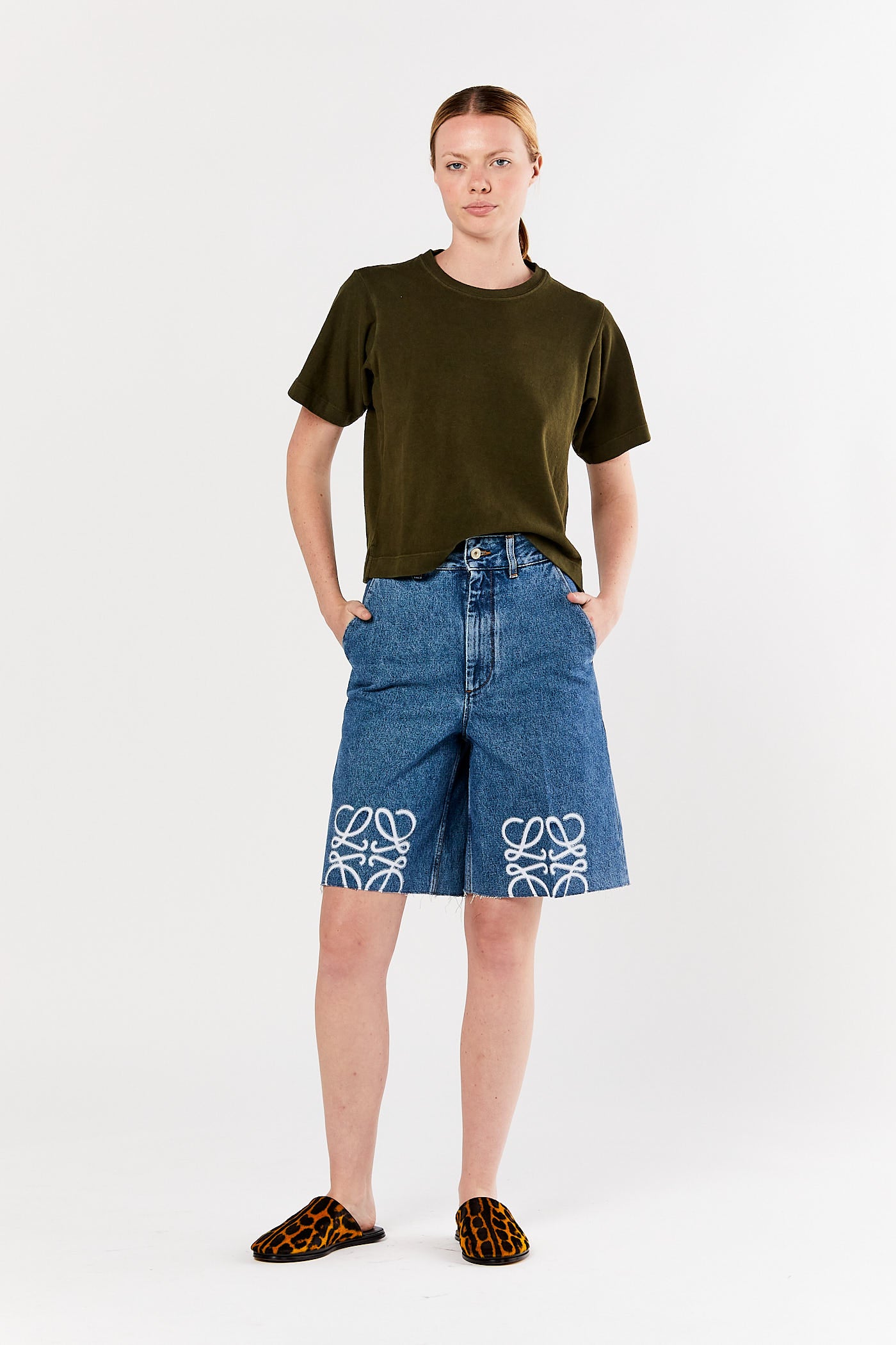 Blue Anagram Shorts