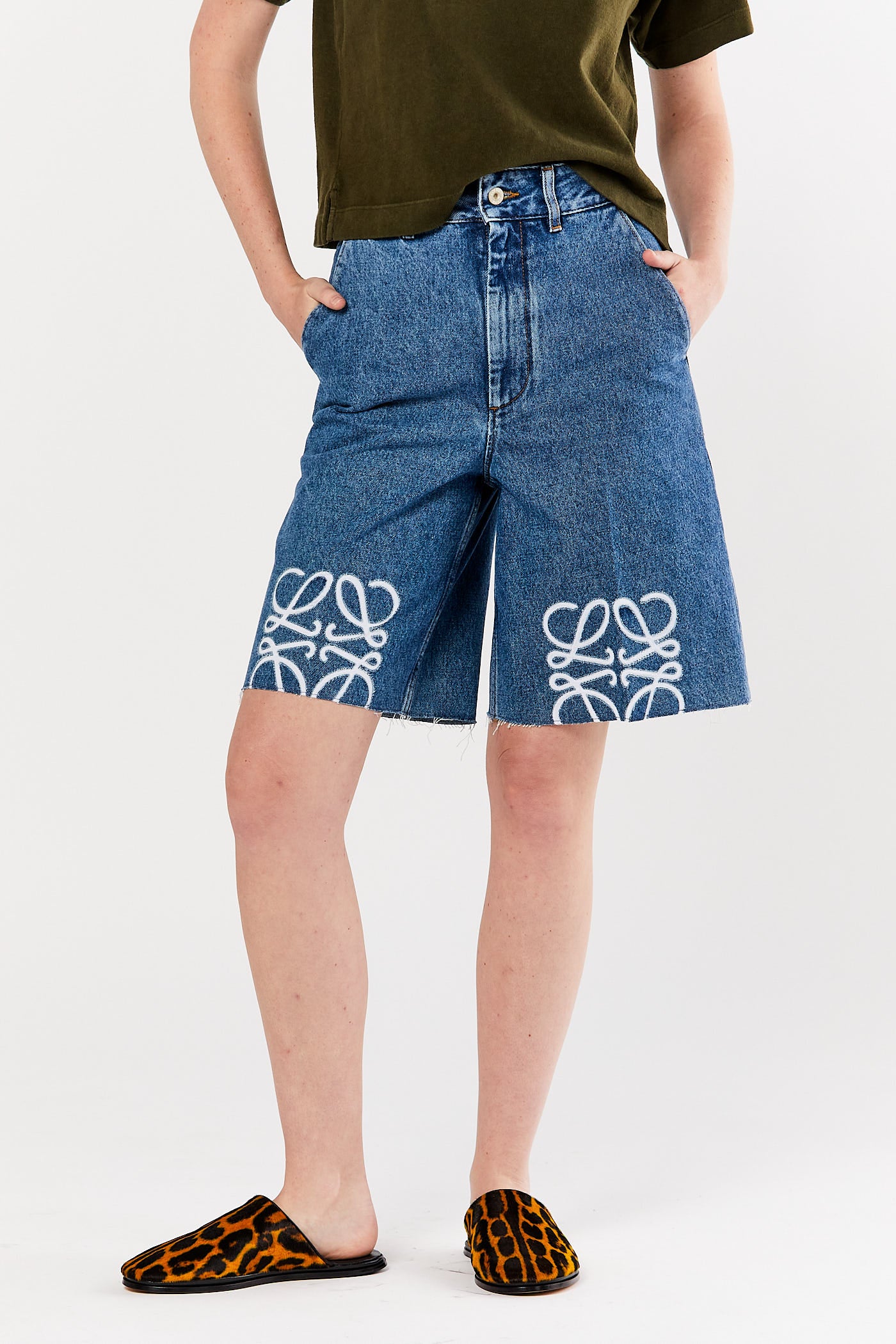 Blue Anagram Shorts