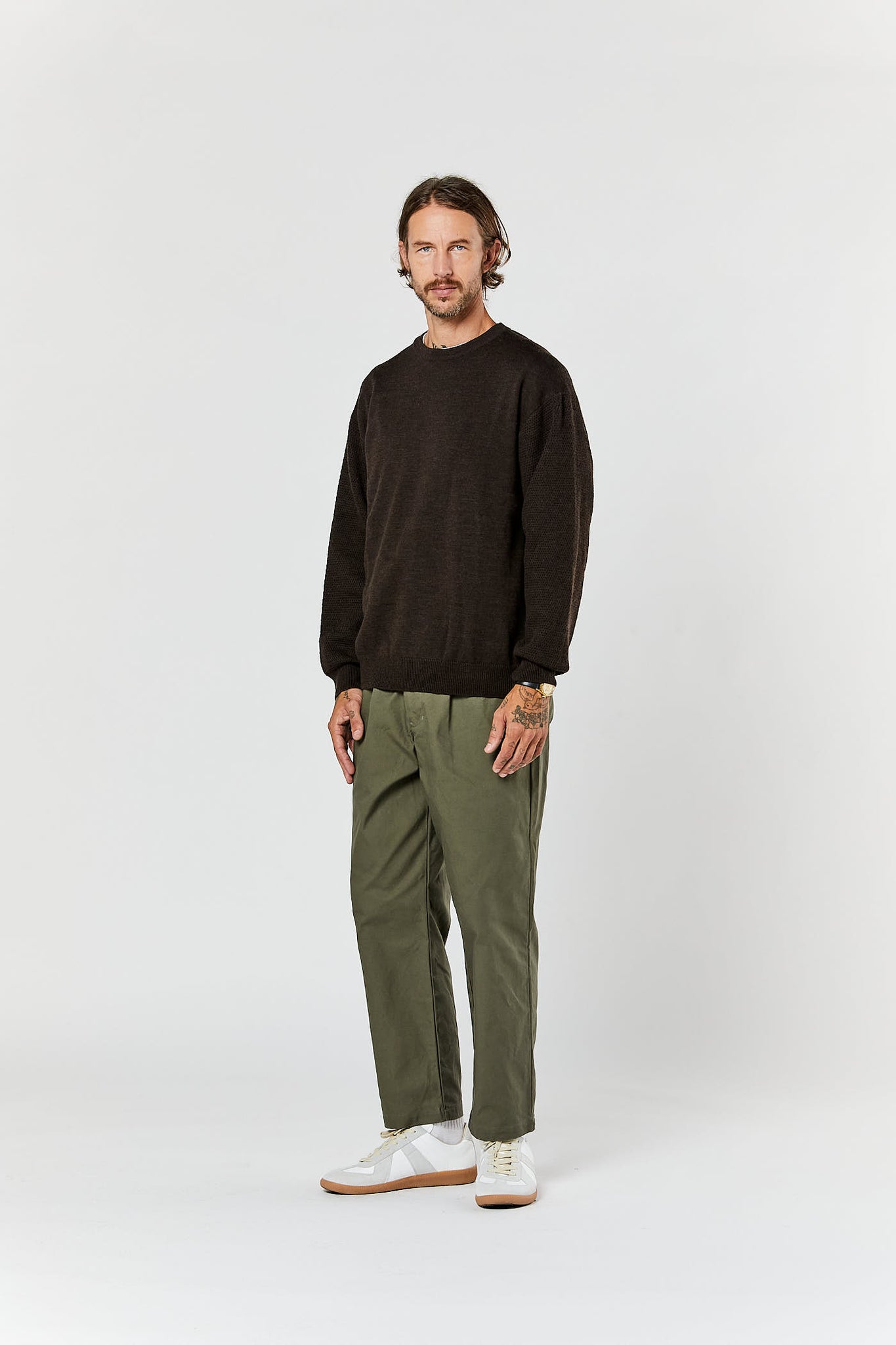 Dark Brown Wool Sweater
