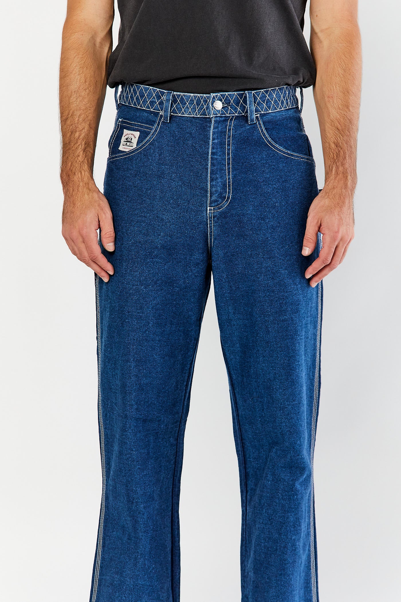 Embroidered Knolly Brook Denim