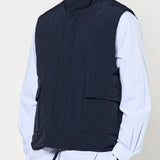 Stand Collar Padded Vest