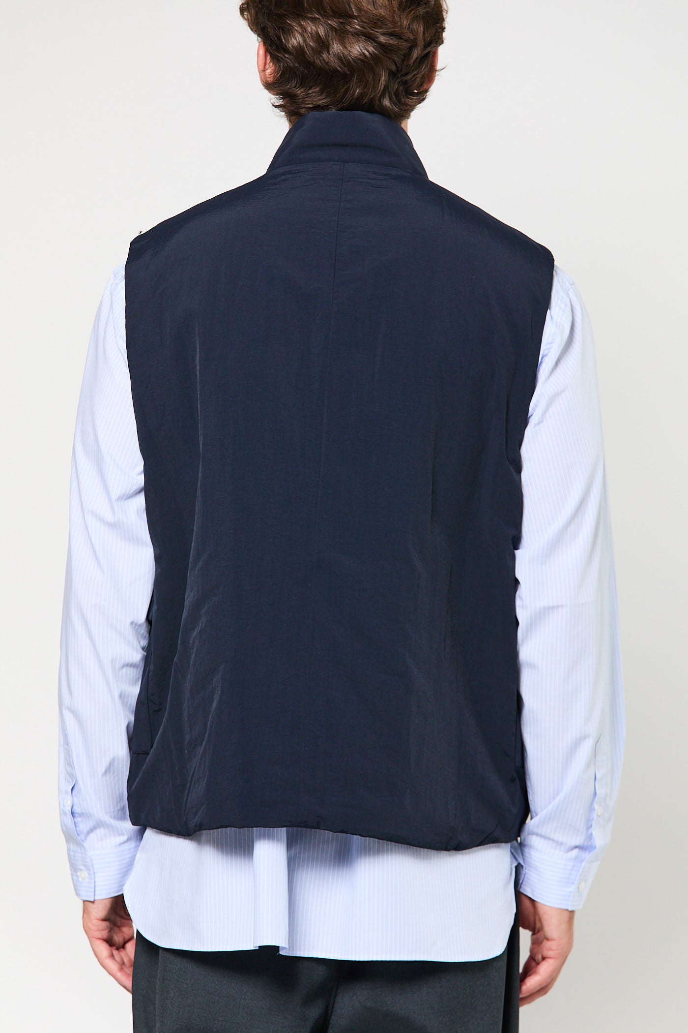 ジャケット・アウター ATON stand collar wool padded vest ジャケット・アウター ATON stand collar wool padded vest