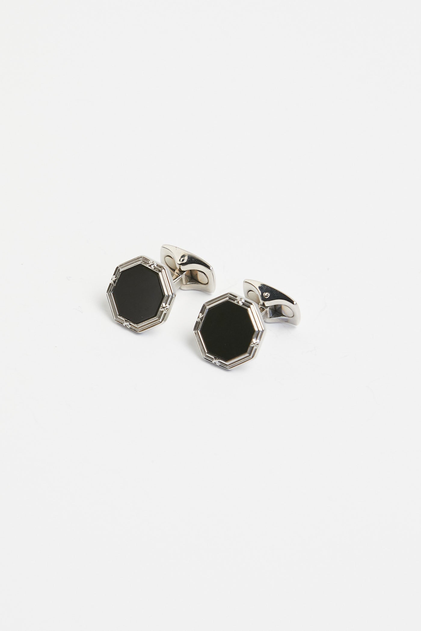 Onyx Octagonal Cufflinks