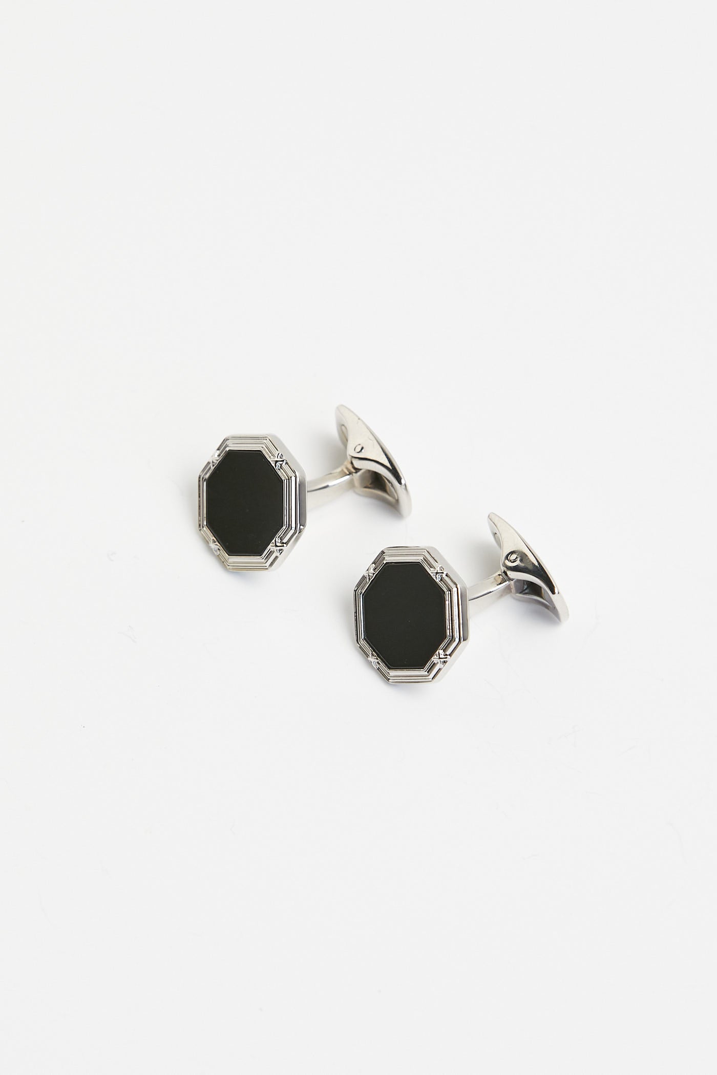 Onyx Octagonal Cufflinks