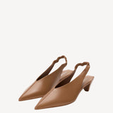 Origami Cubic Slingback 45 in Mocha
