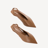 Origami Cubic Slingback 45 in Mocha