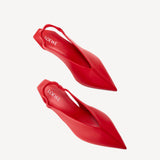 Origami Cubic Slingback 45 in Red