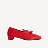 Romeo Loafer Calf Hair in Flash Red