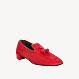 Romeo Loafer Calf Hair in Flash Red