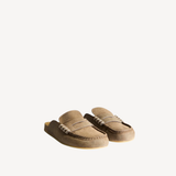 Stitch Loafer in Dark Taupe