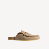 Stitch Loafer in Dark Taupe