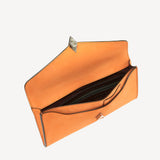 Edge Clutch in Tangerine