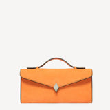 Edge Clutch in Tangerine