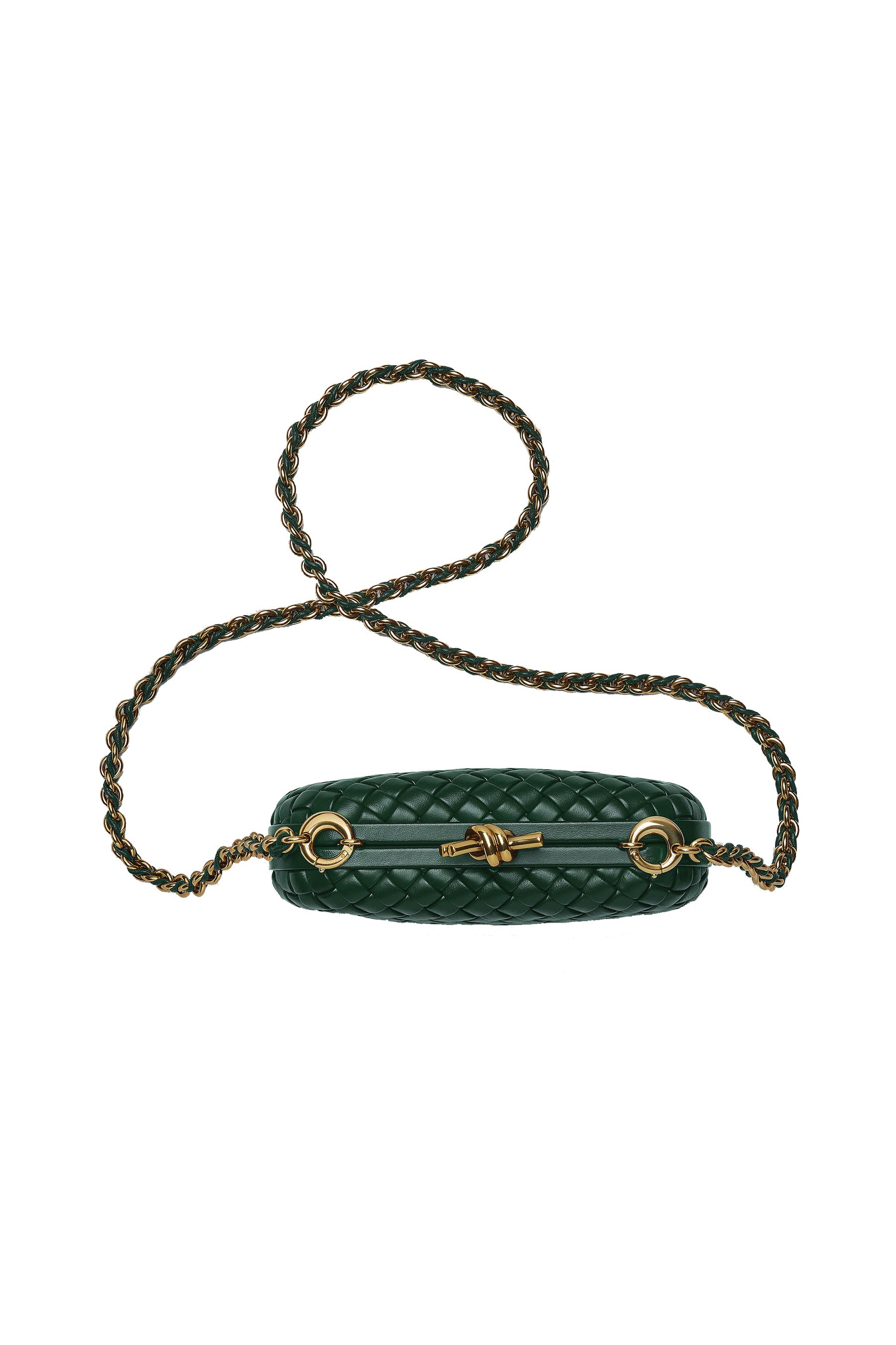 Emerald Green Knot Clutch Crossbody