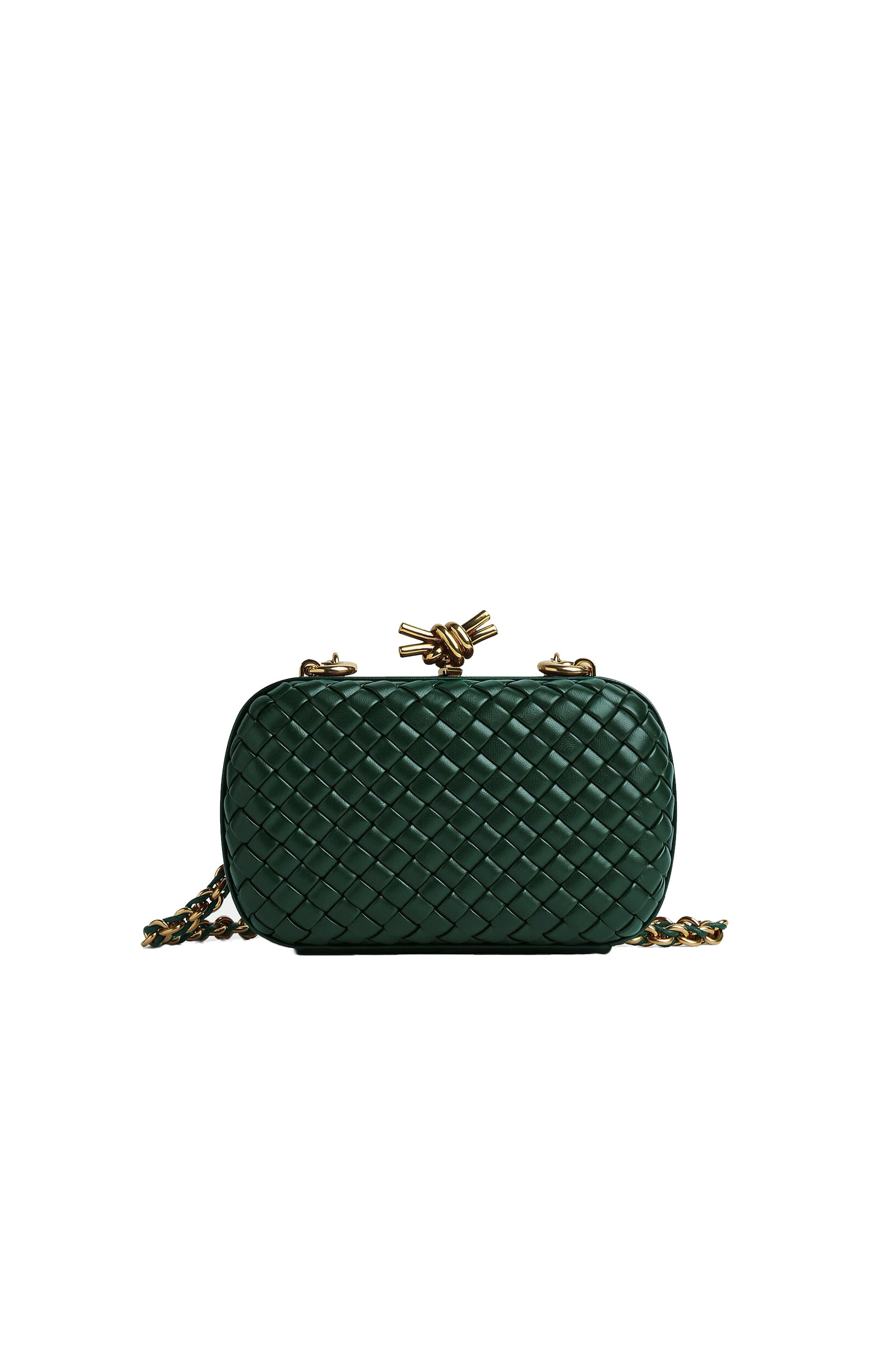 Emerald Green Knot Clutch Crossbody