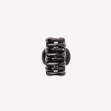 No. 2 Claw Clip in Black Marble