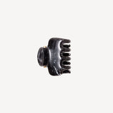 No. 2 Claw Clip in Black Marble
