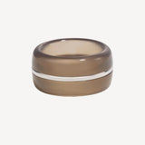The Essential Wide Ring - Grey Agate