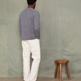 Nate Crewneck Cashmere in Grey