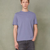 Crewneck Tee in Light Indigo Organic Cotton