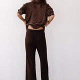 Pointelle Simple Crop Pant