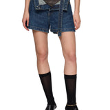 Denim X Nylon Twill Shorts