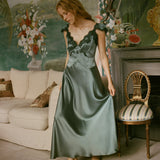 Fiona Dress in Dulac Green