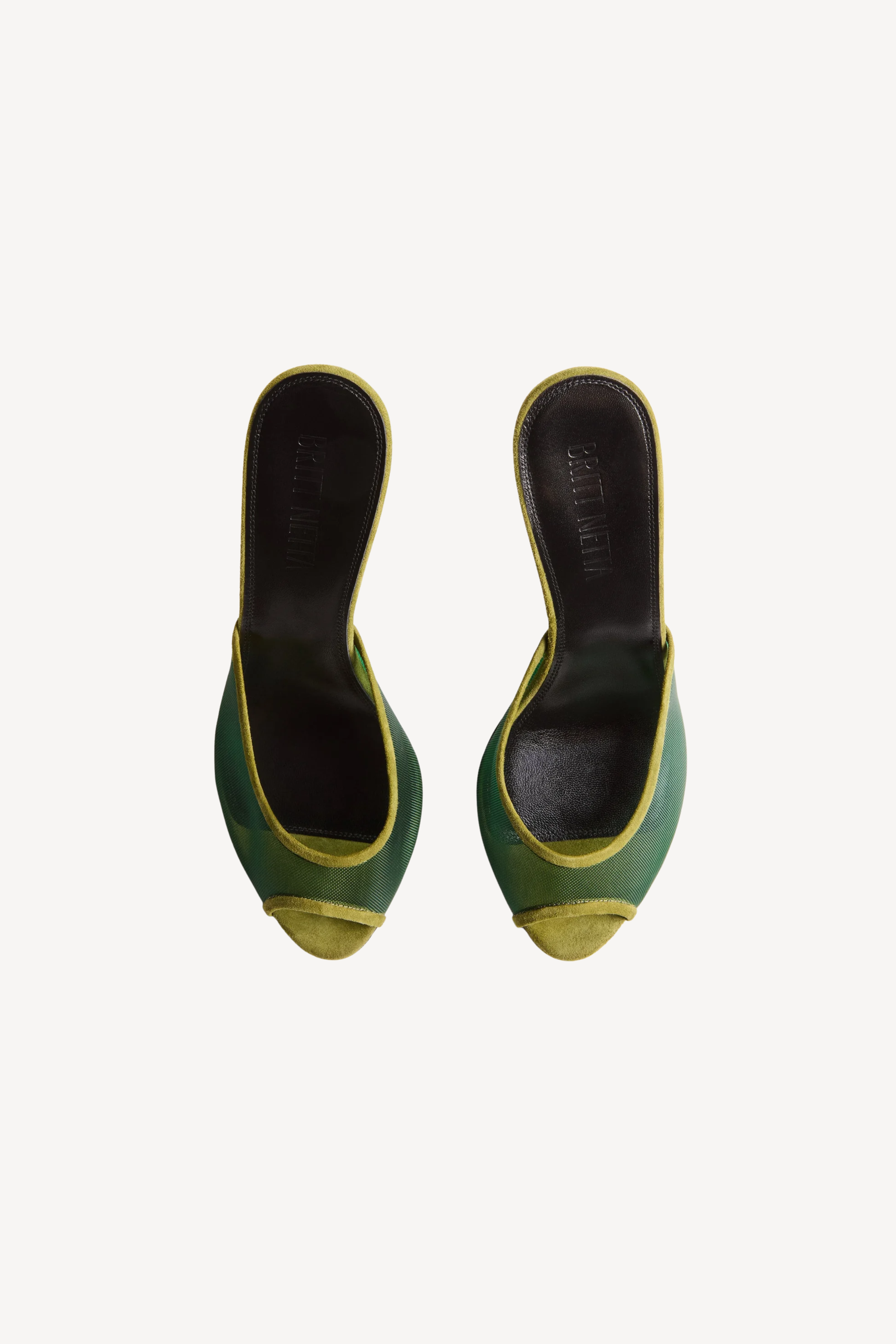 Giada Mule in Green Suede