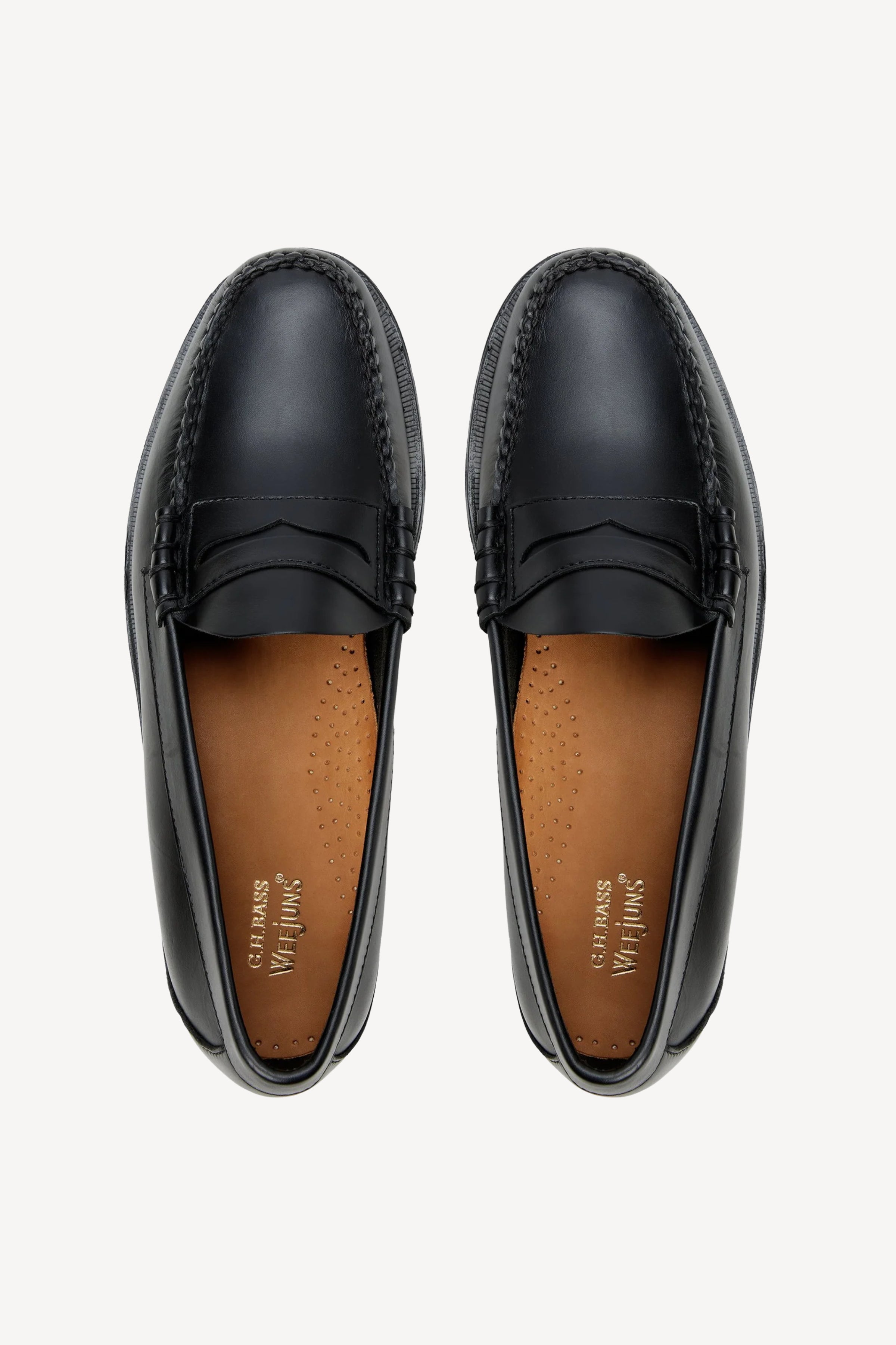 Larson Heritage Weejuns in Open Black