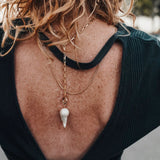 South Sea Pearl Pendant in Small / White Baroque
