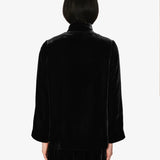 Yali Velvet Blazer in Black