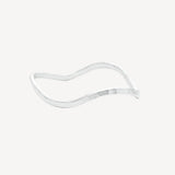 Thick Wave Bangle in Ss