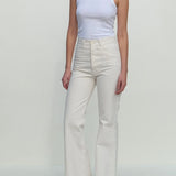 Les Deux Pants in Salt White