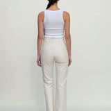 Les Deux Pants in Salt White